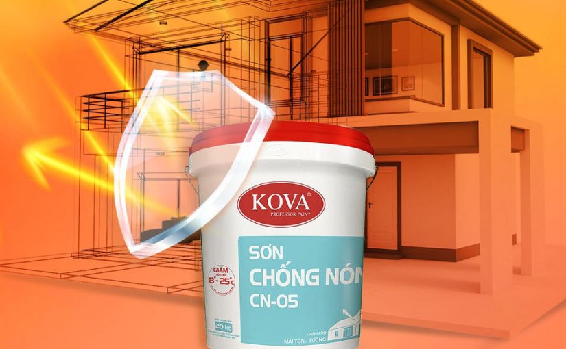 Sơn chống nóng mái tôn KOVA CN-05 – Đánh bật nắng nóng Nam Bộ